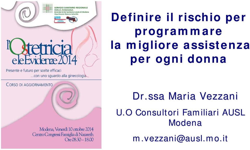 Dr.ssa Maria Vezzani U.