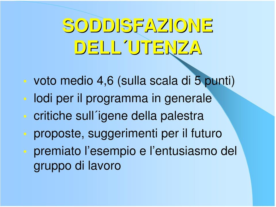 igene della palestra proposte, suggerimenti per il