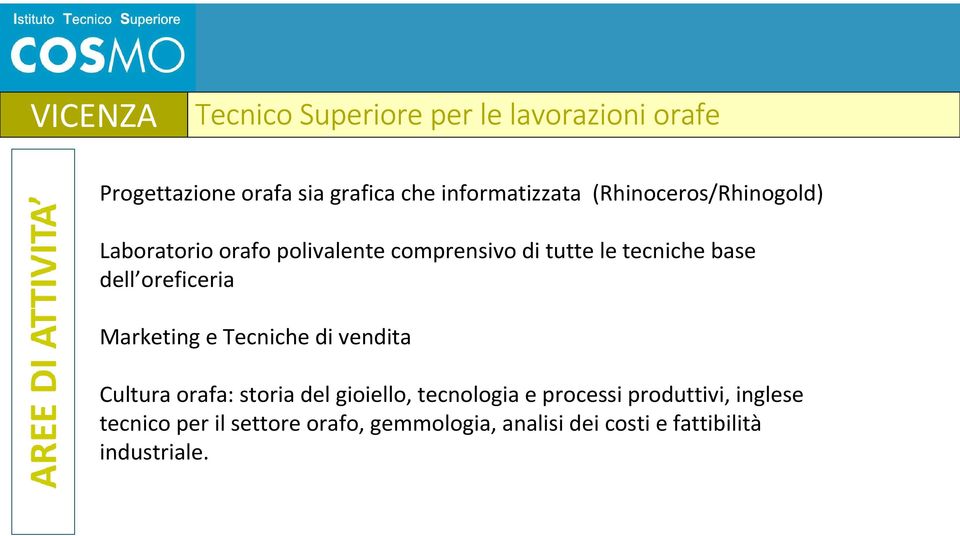 oreficeria Marketing e Tecniche di vendita Cultura orafa: storia del gioiello, tecnologia e processi