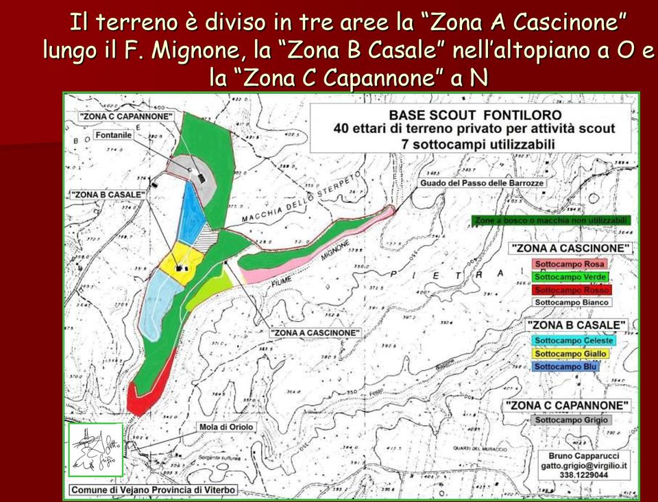 Mignone, la Zona B Casale nell