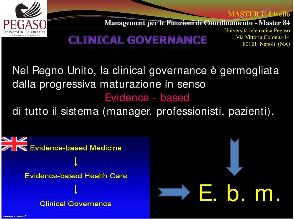 in senso Evidence - based di tutto il