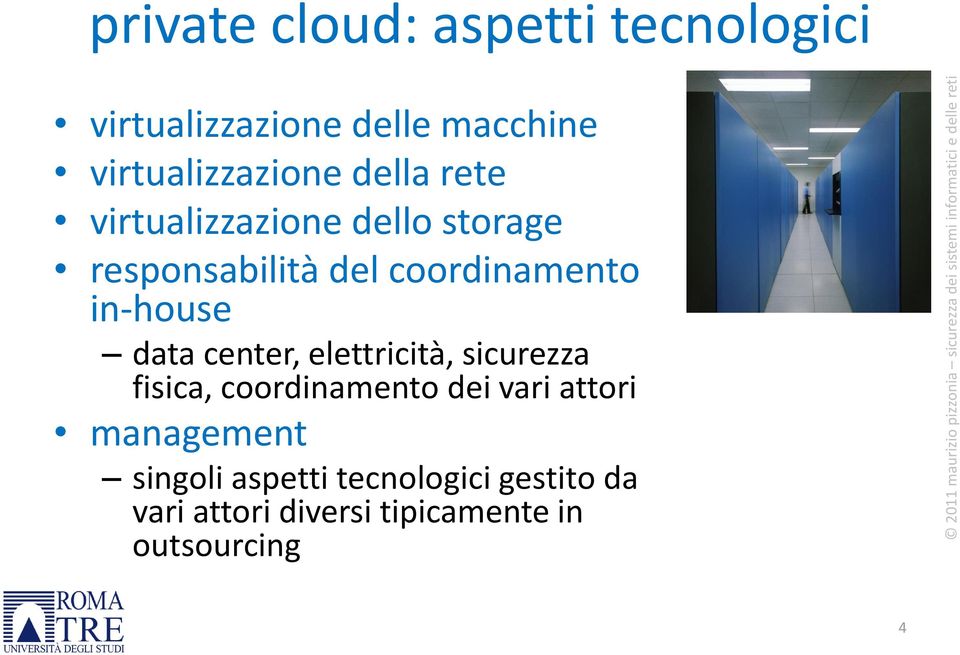 data center, elettricità, sicurezza fisica, coordinamento dei vari attori management