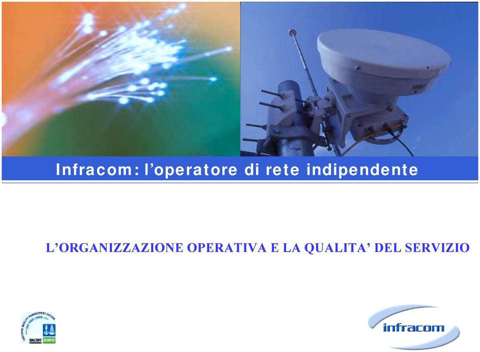 ORGANIZZAZIONE OPERATIVA E LA