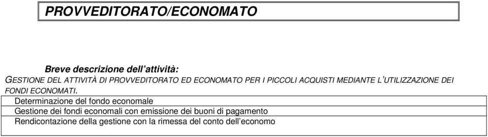 ECONOMATI.