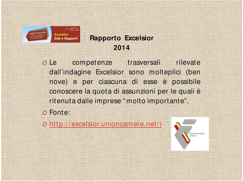 è possibile conoscere la quota di assunzioni per le quali è ritenuta