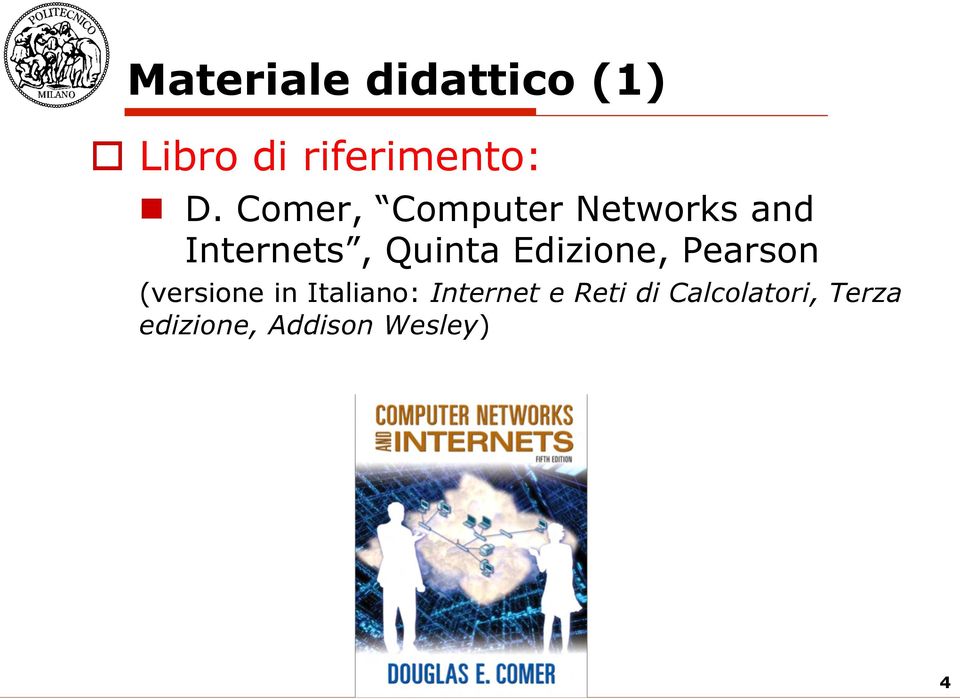 Edizione, Pearson (versione in Italiano: Internet