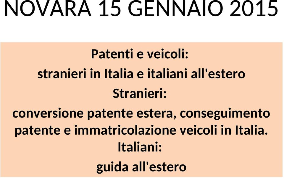 conversione patente estera, conseguimento patente e