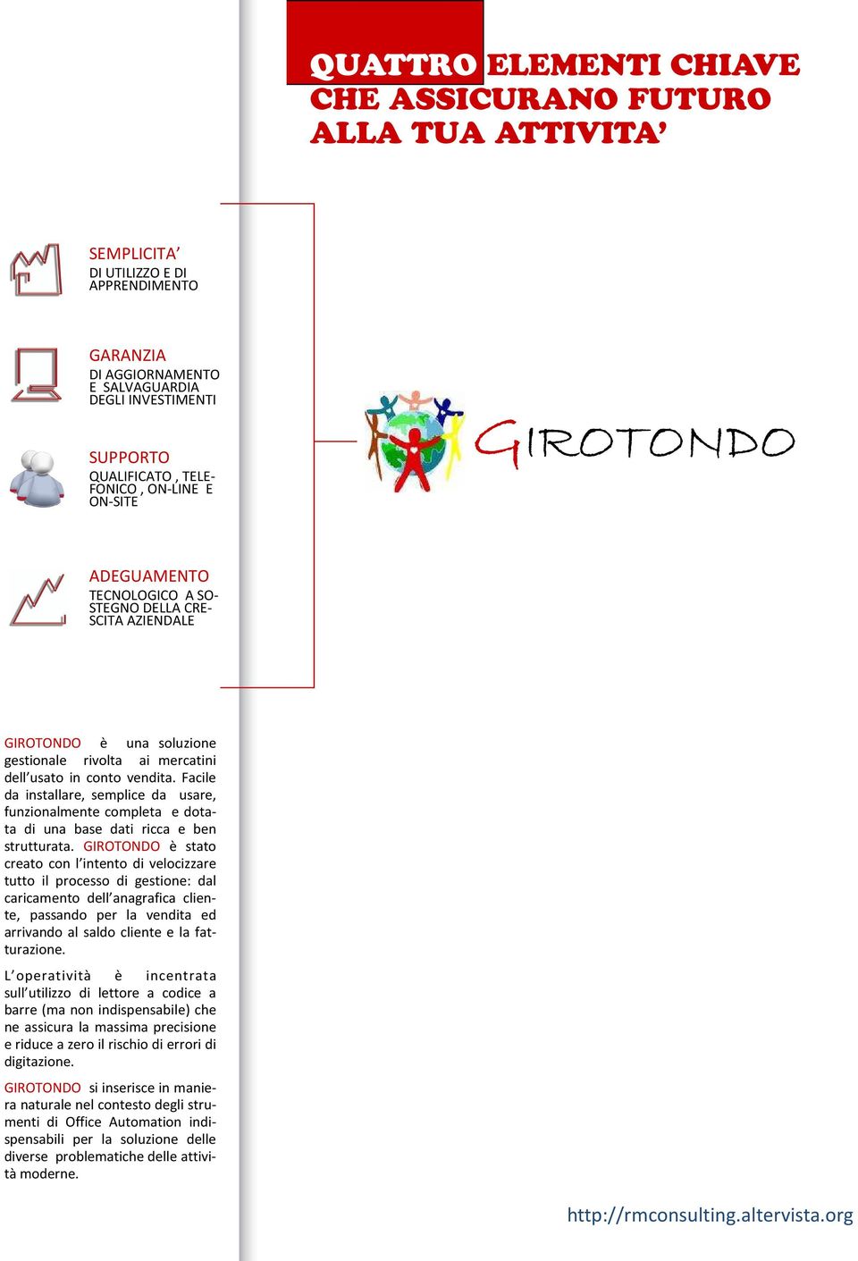 è stato creato con l intento di velocizzare tutto il processo di gestione: dal caricamento dell anagrafica cliente, passando per la vendita ed arrivando al saldo cliente e la fatturazione.