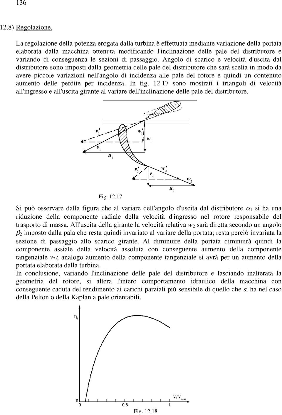 di conseguenza le sezioni di passaggio.