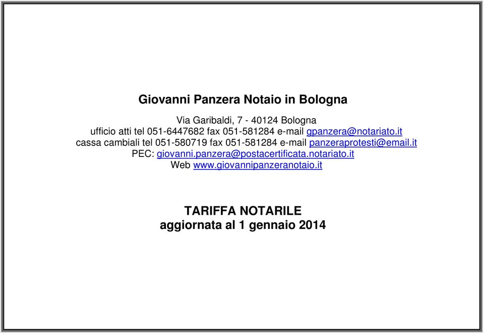 it cassa cambiali tel 051-580719 fax 051-581284 e-mail panzeraprotesti@email.