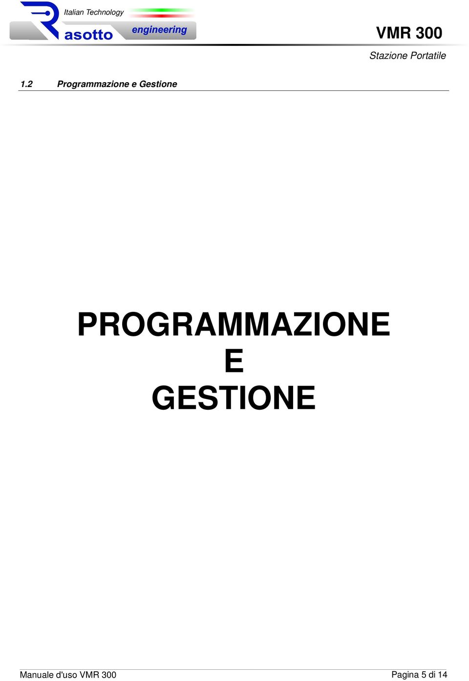 PROGRAMMAZIONE E