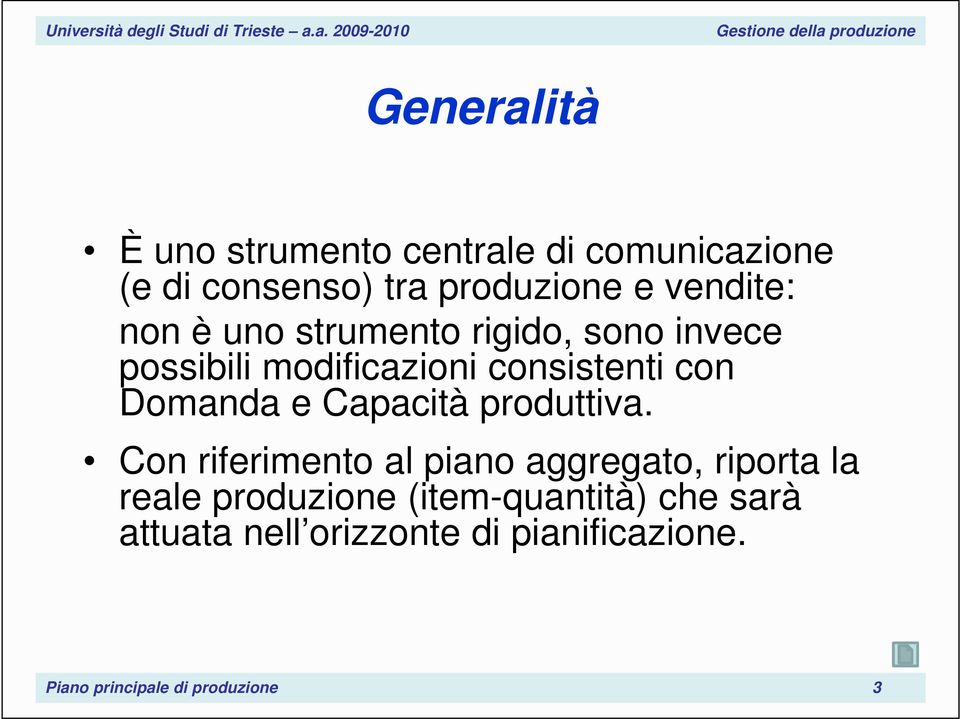 Domanda e Capacità produttiva.