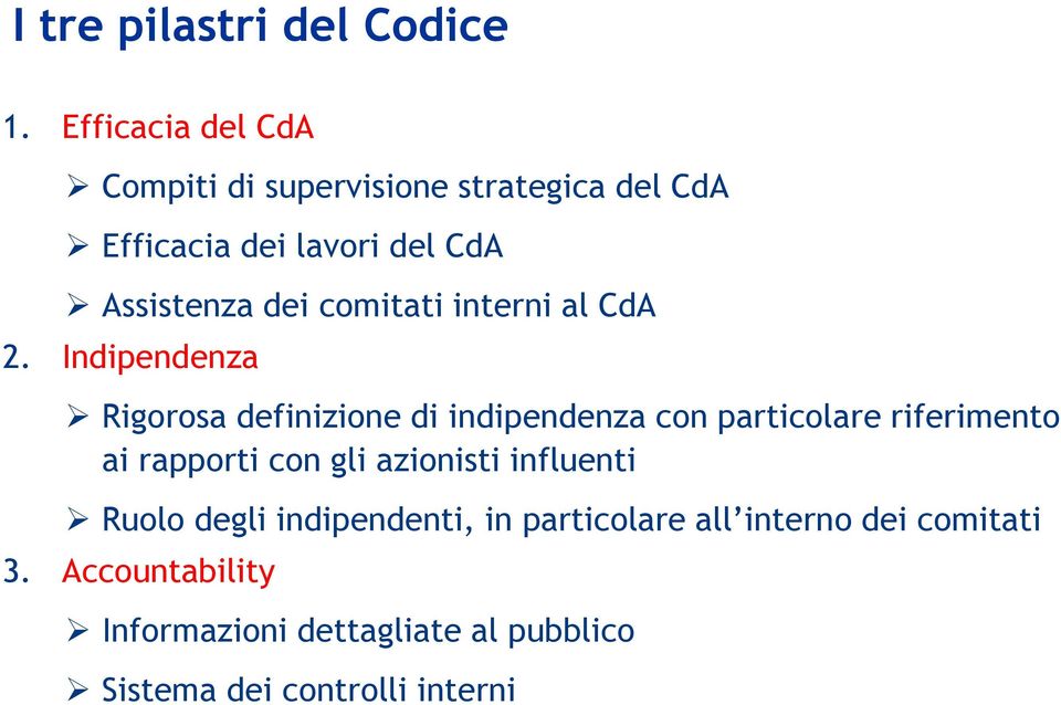 comitati interni al CdA 2.