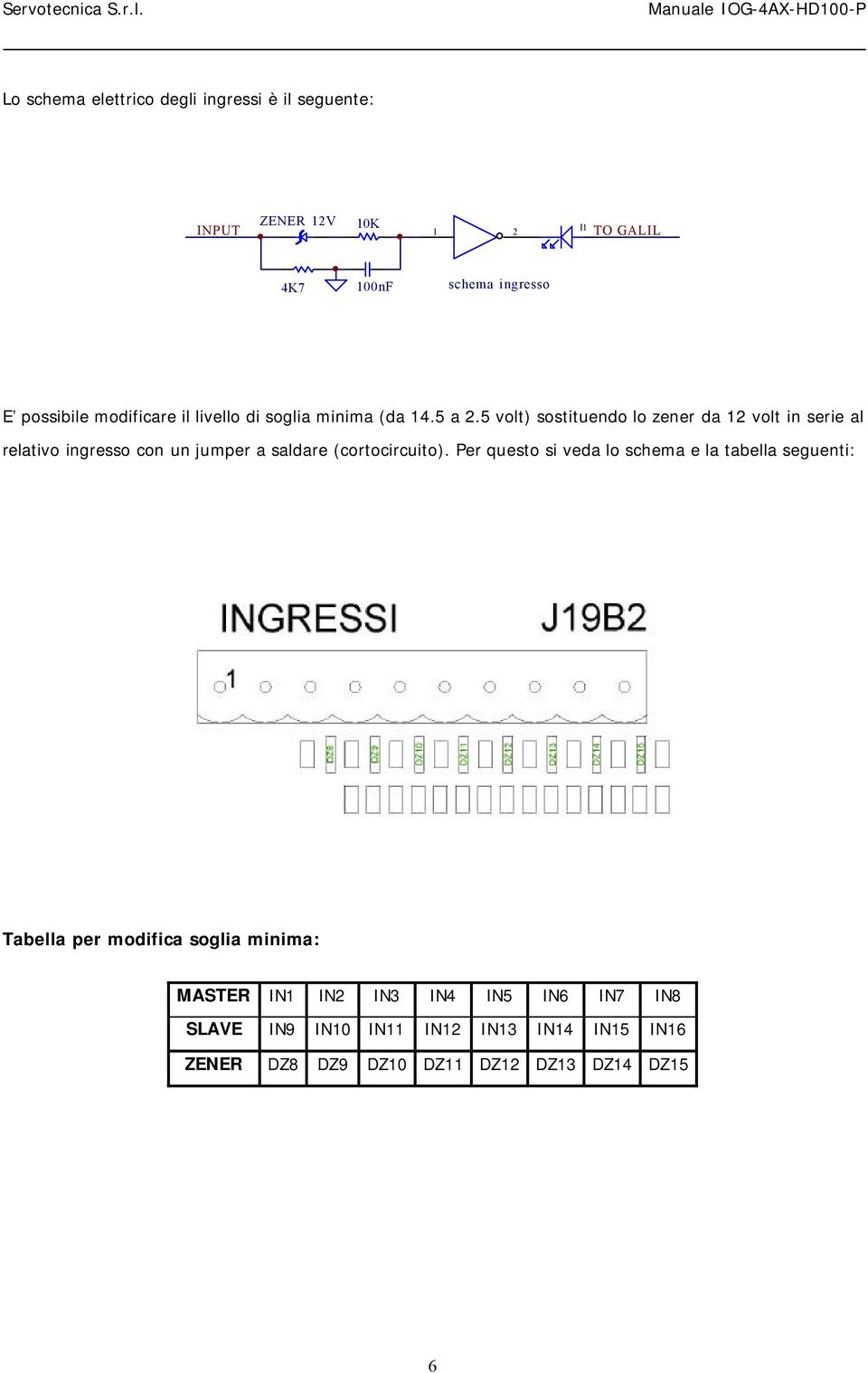 5 volt) sostituendo lo zener da 12 volt in serie al relativo ingresso con un jumper a saldare (cortocircuito).