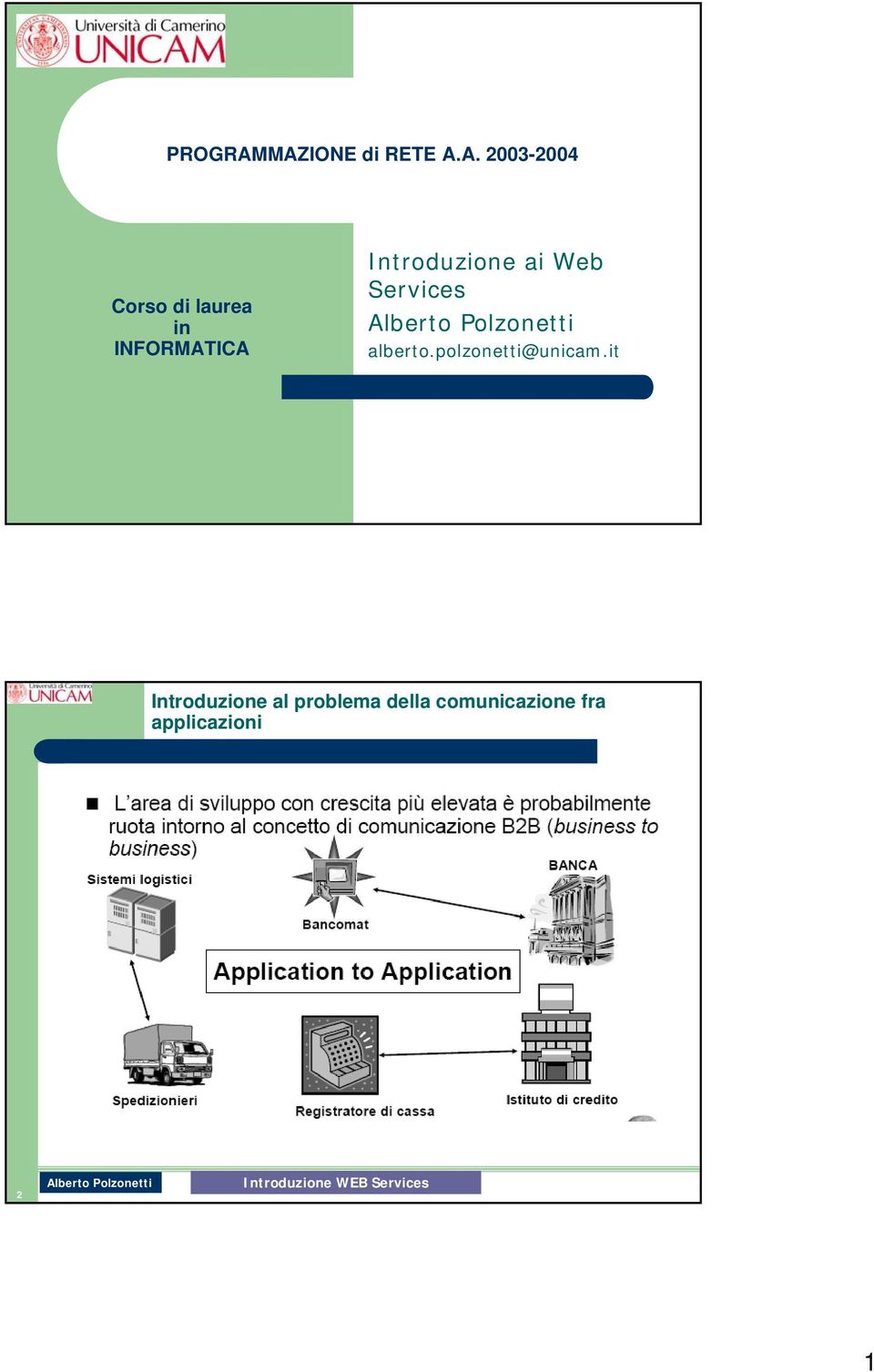 in INFORMATICA Introduzione ai Web Services