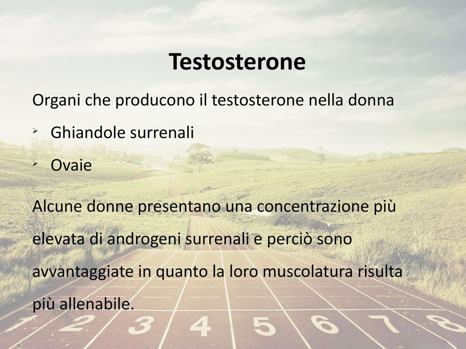 concentrazione più elevata di androgeni surrenali e perciò