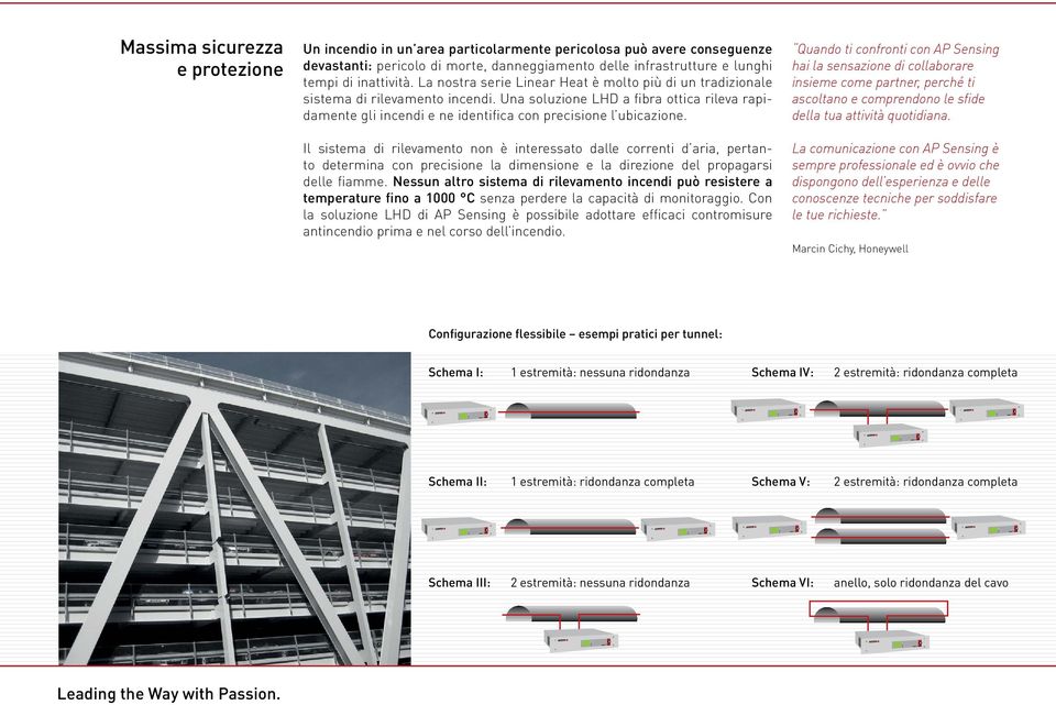 Il sistema di rilevamento non è interessato dalle correnti d aria, pertanto determina con precisione la dimensione e la direzione del propagarsi delle fiamme.