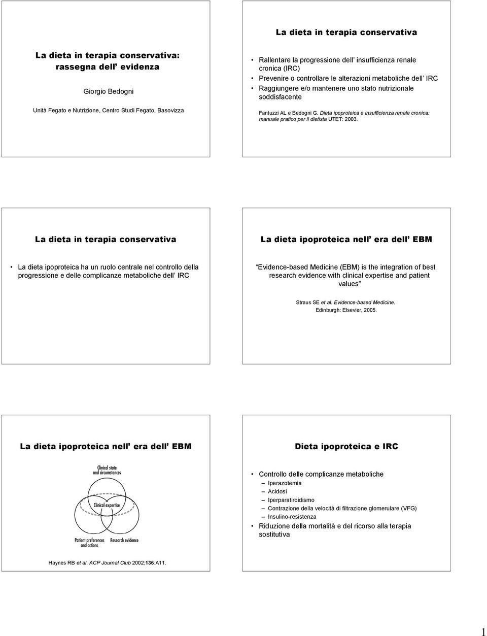 Dieta ipoproteica e insufficienza renale cronica: manuale pratico per il dietista UTET: 2003.