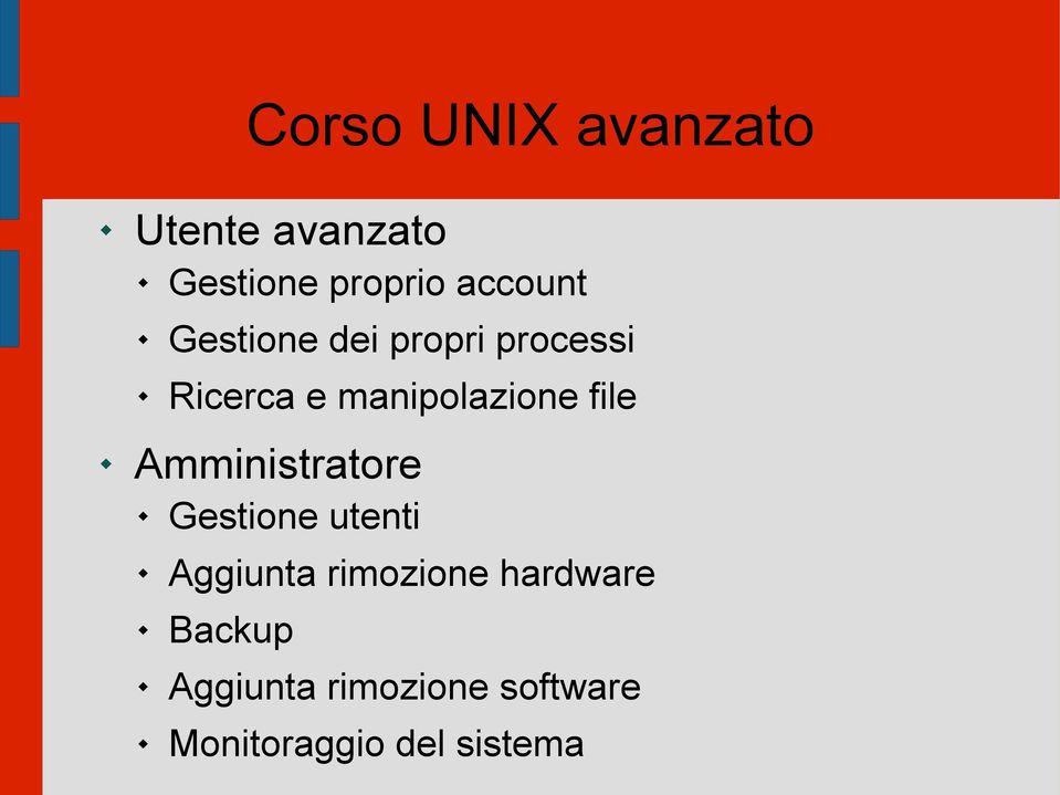 manipolazione file Amministratore Gestione utenti Aggiunta