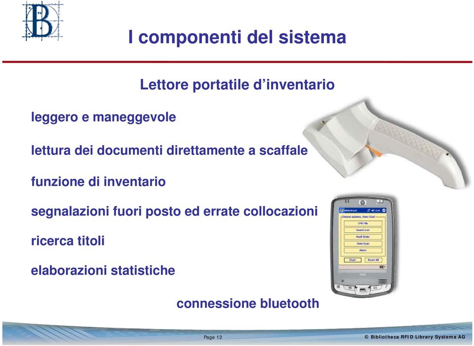 funzione di inventario segnalazioni fuori posto ed errate