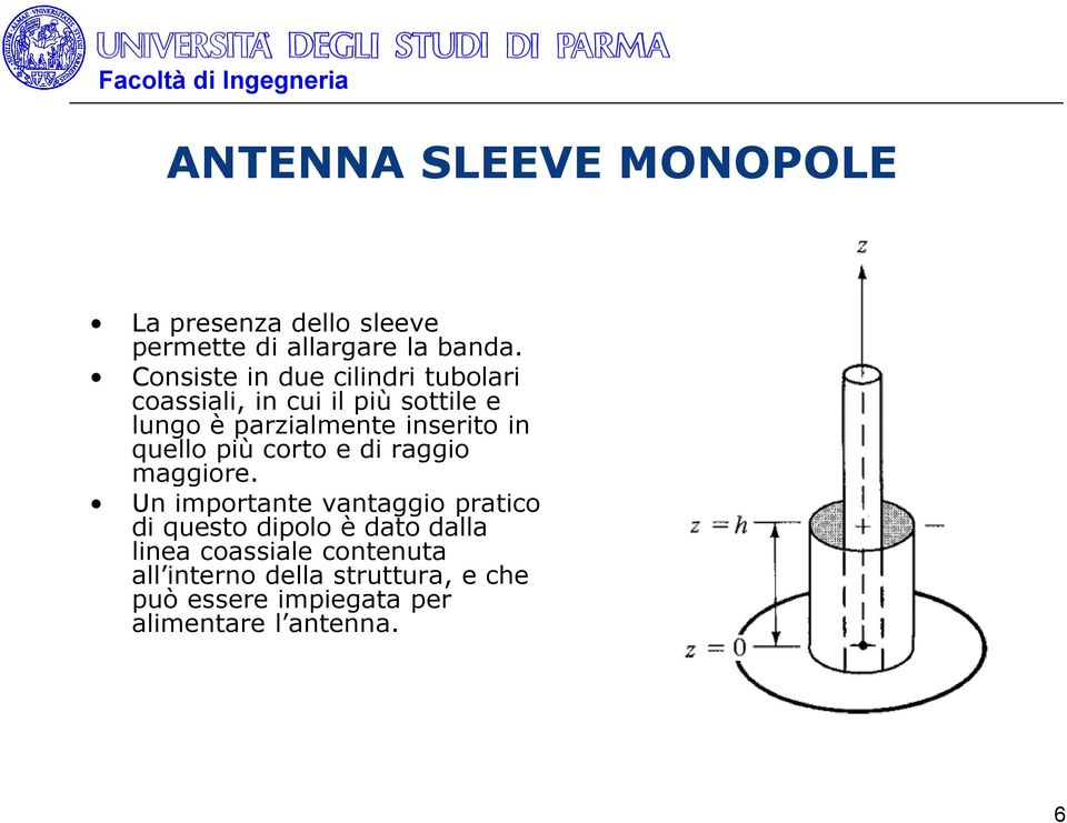 in quello più corto e di raggio maggiore.