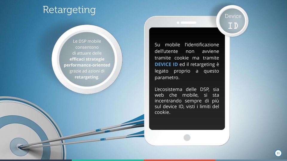 Su mobile l identificazione dell utente non avviene tramite cookie ma tramite DEVICE ID ed il