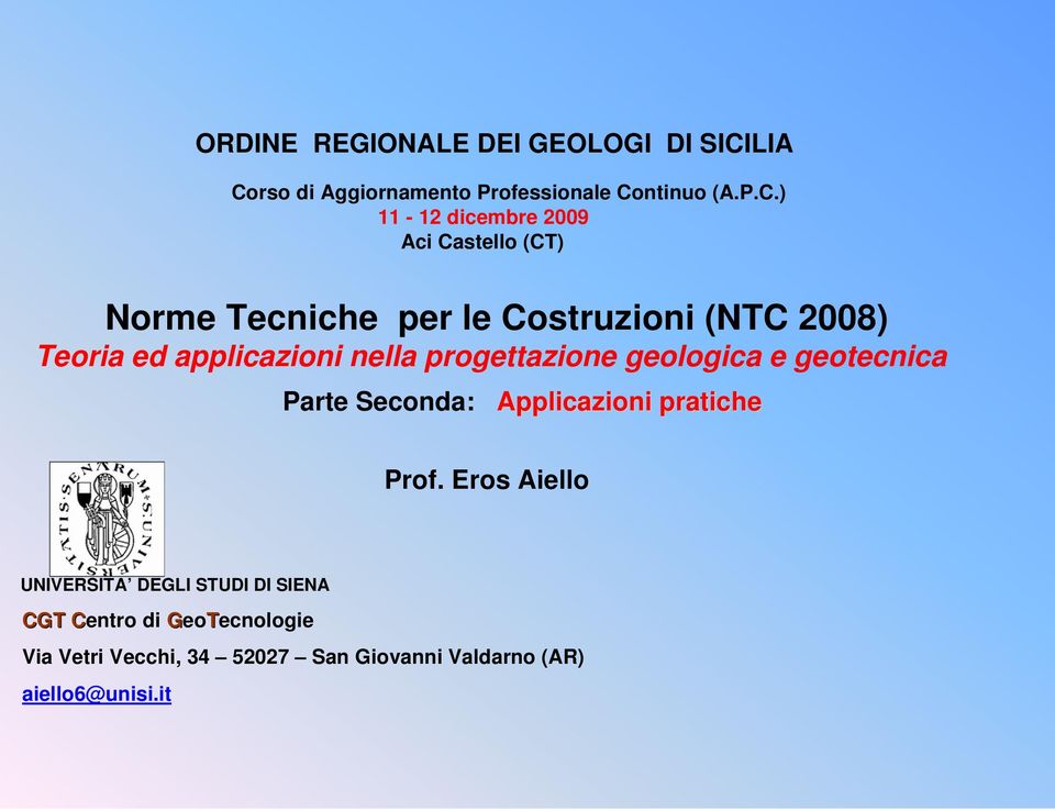 rso di Aggiornamento Professionale Co