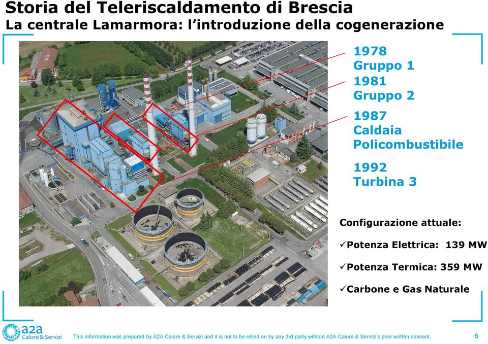 Elettrica: 139 MW Potenza Termica: 359 MW Carbone e Gas Naturale This information was prepared by A2A