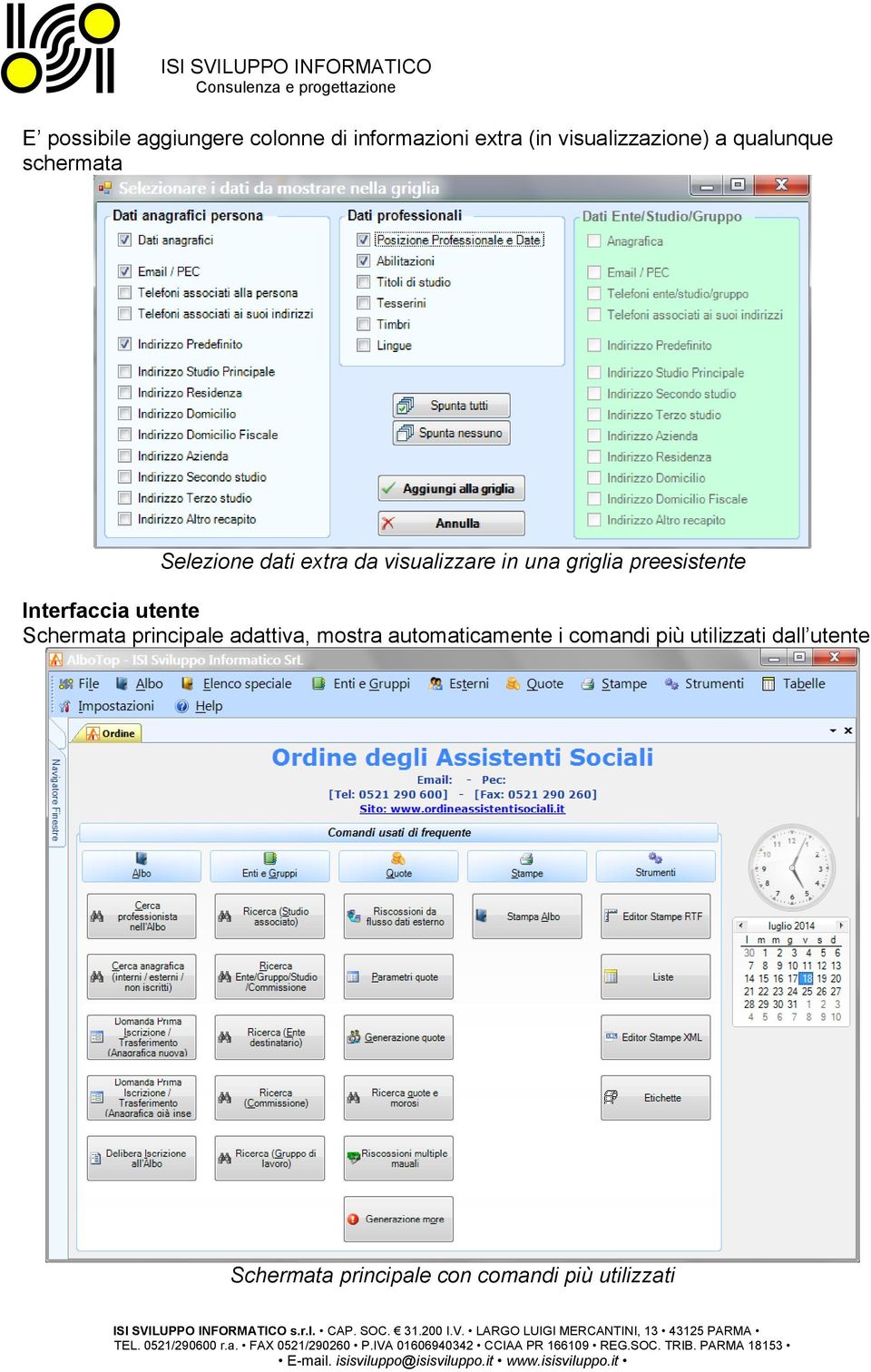 preesistente Interfaccia utente Schermata principale adattiva, mostra