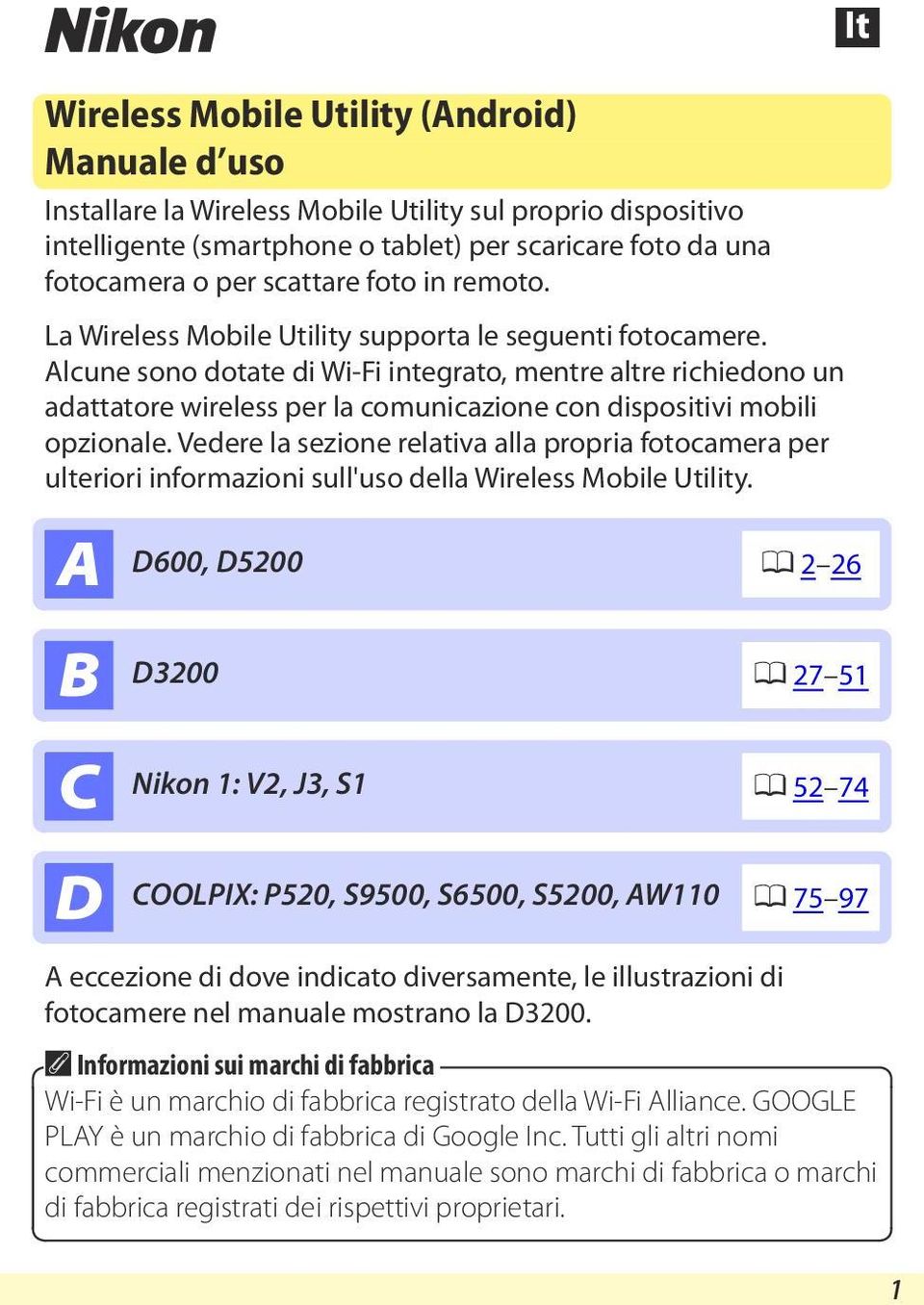 Alcune sono dotate di Wi-Fi integrato, mentre altre richiedono un adattatore wireless per la comunicazione con dispositivi mobili opzionale.