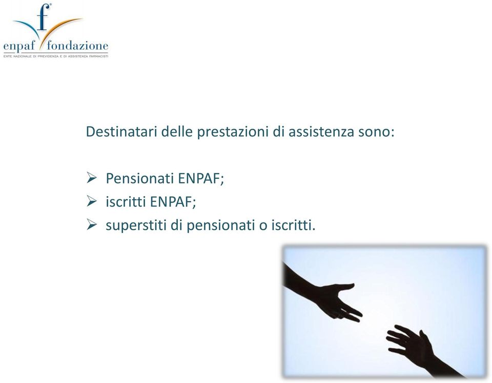 Pensionati ENPAF; iscritti