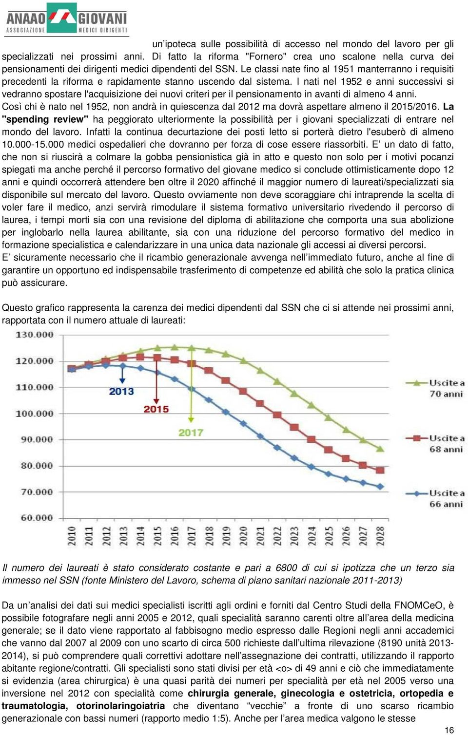 Le classi nate fino al 1951 manterranno i requisiti precedenti la riforma e rapidamente stanno uscendo dal sistema.