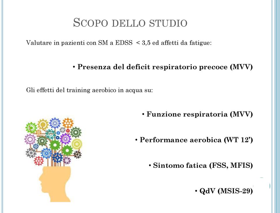 Gli effetti del training aerobico in acqua su: Funzione respiratoria