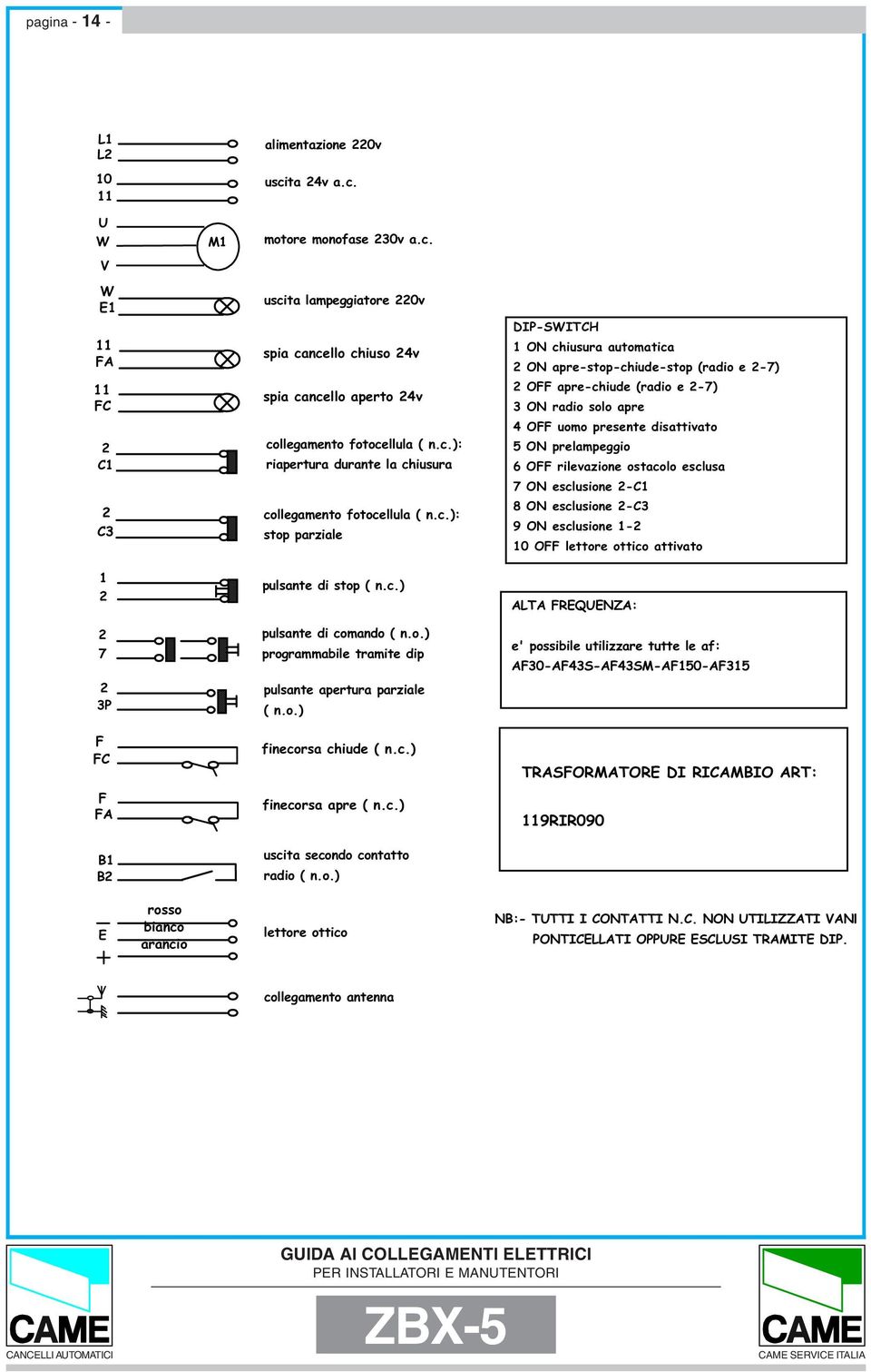 M motore monofase 0v a.c.