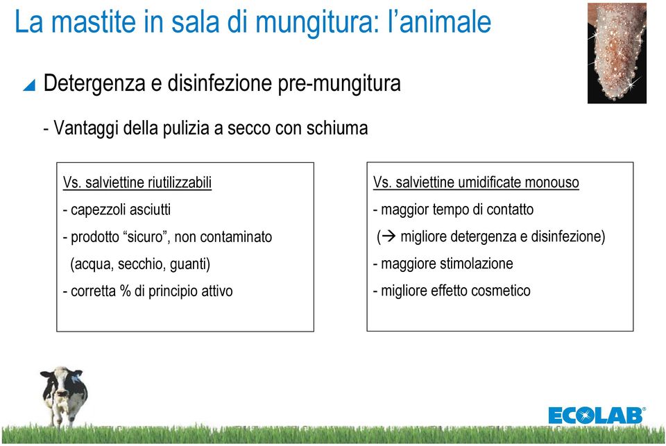 salviettine riutilizzabili - capezzoli asciutti - prodotto sicuro, non contaminato (acqua, secchio,