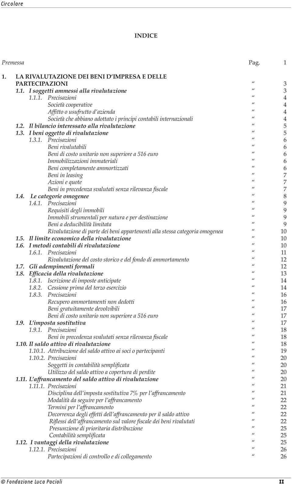 3. I beni oggetto di rivalutazione 5 1.