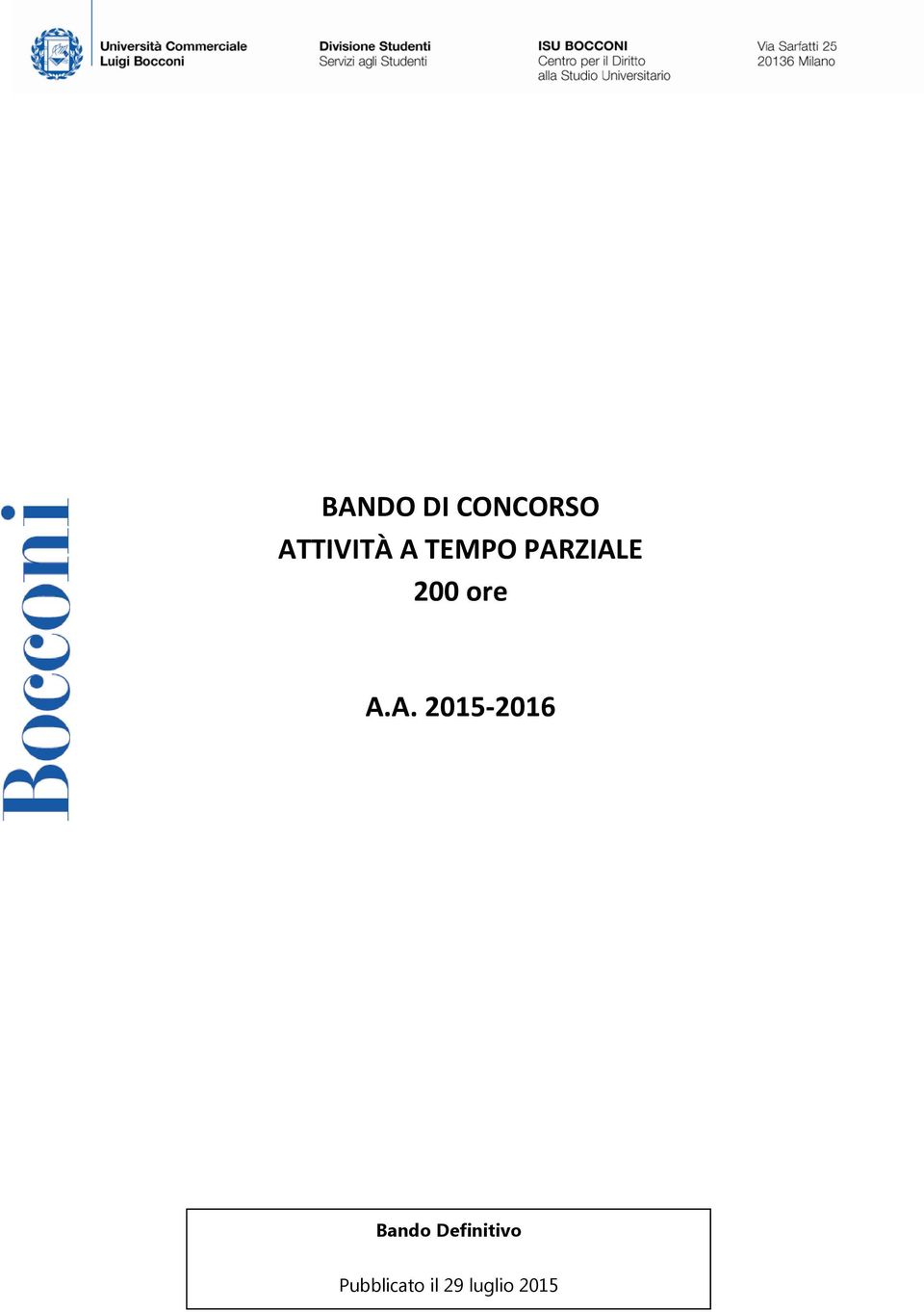 A. 2015-2016 Bando