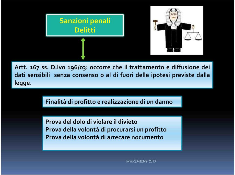 lvo 196/03: occorre che il trattamento e diffusione dei dati sensibili senza consenso o