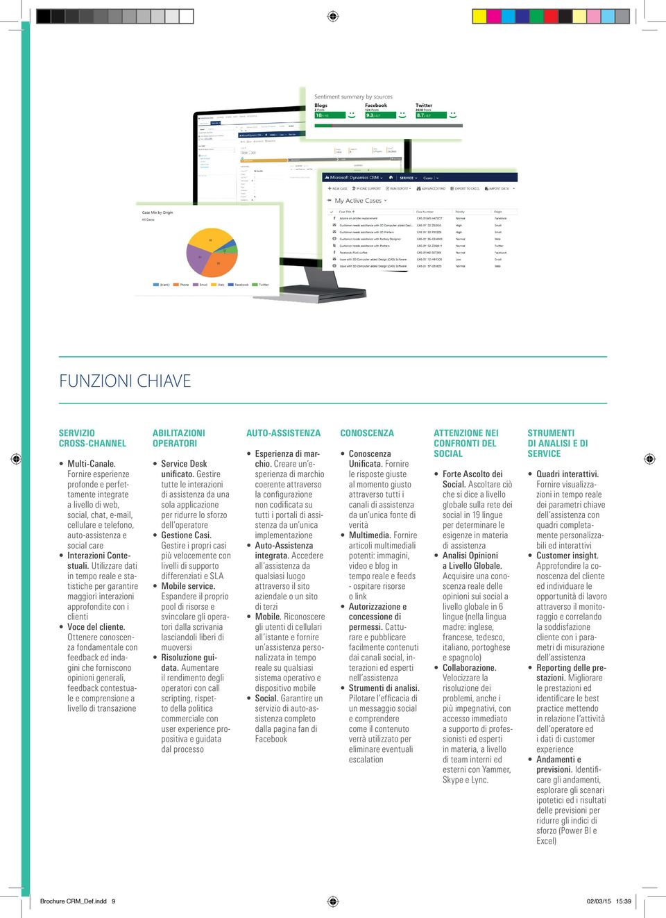 Utilizzare dati in tempo reale e statistiche per garantire maggiori interazioni approfondite con i clienti Voce del cliente.