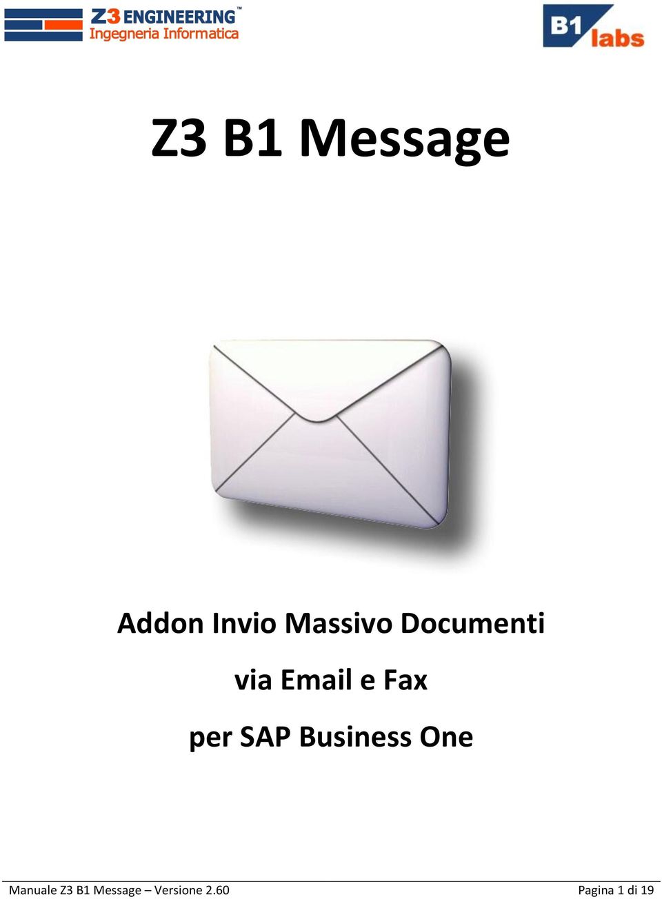 Fax per SAP Business One Manuale