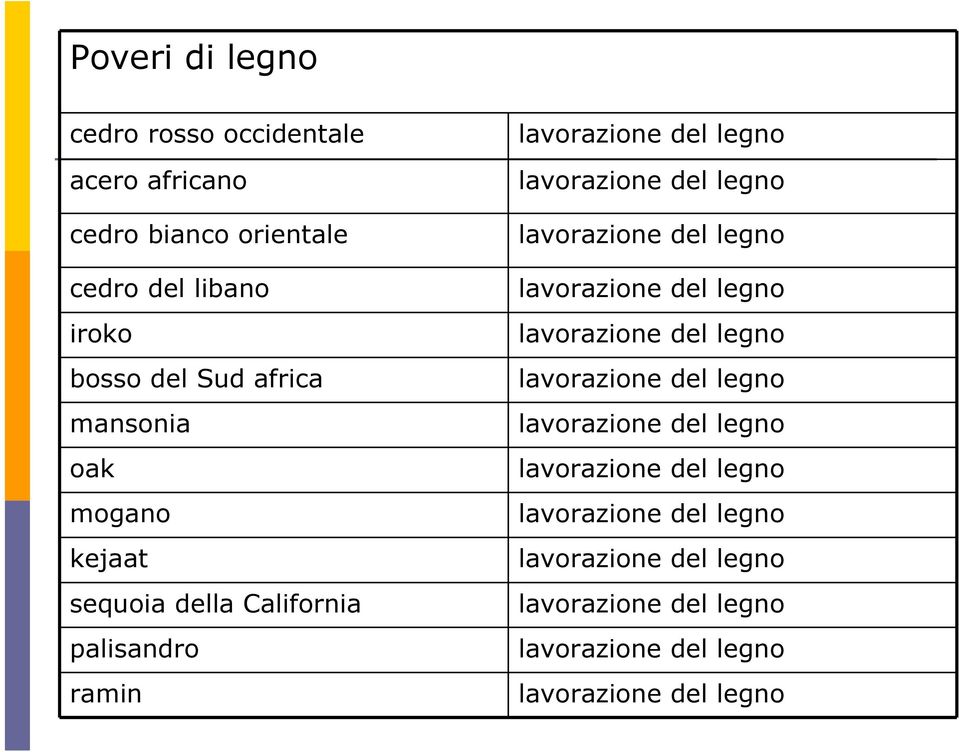 legno lavorazione del legno lavorazione del legno lavorazione del legno lavorazione del legno lavorazione del legno