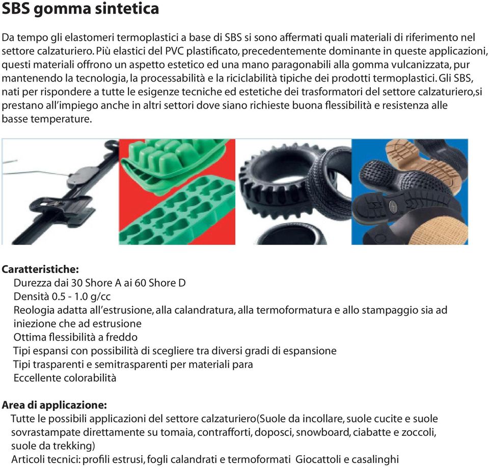 tecnologia, la processabilità e la riciclabilità tipiche dei prodotti termoplastici.