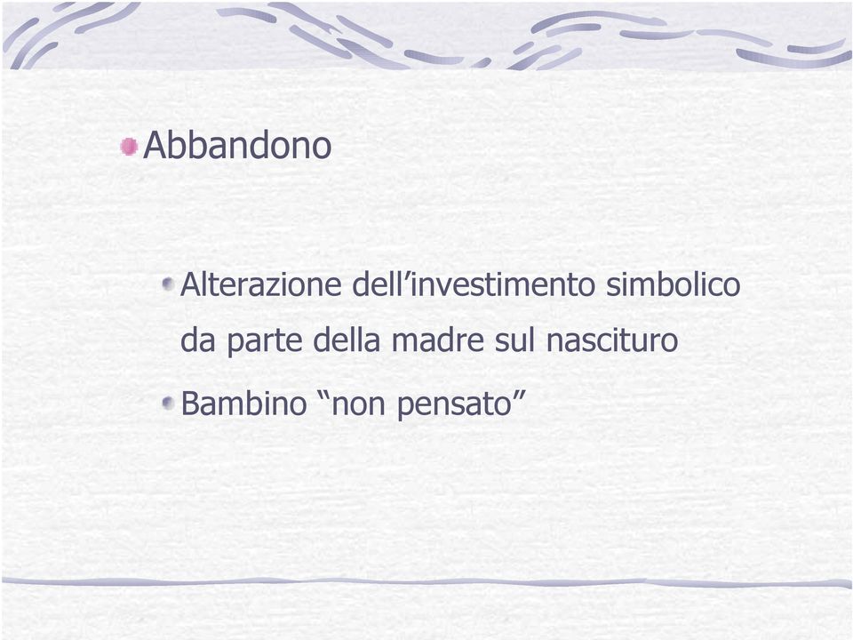 simbolico da parte della