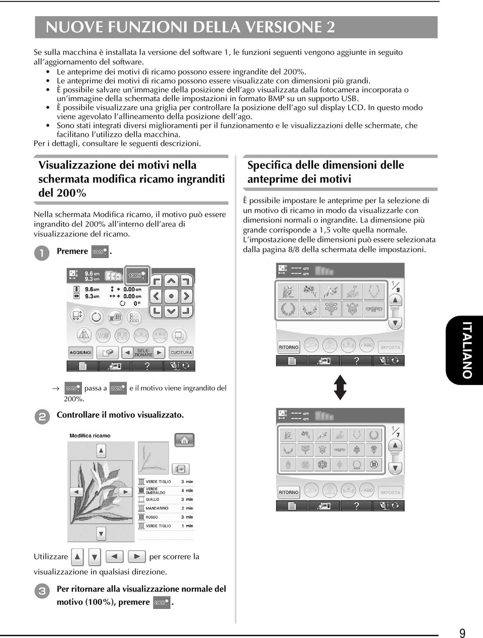 È possibile salvare un immagine della posizione dell ago visualizzata dalla fotocamera incorporata o un immagine della schermata delle impostazioni in formato BMP su un supporto USB.