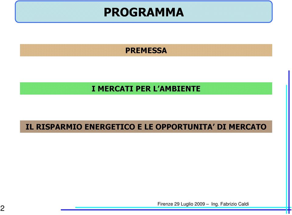 IL RISPARMIO ENERGETICO