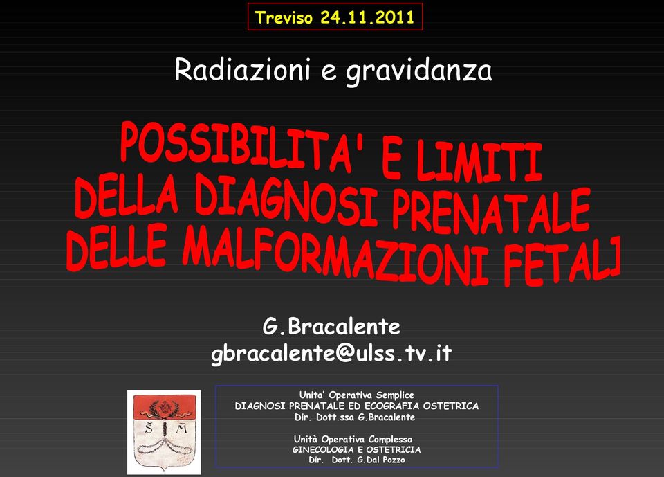 it Unita Operativa Semplice DIAGNOSI PRENATALE ED ECOGRAFIA