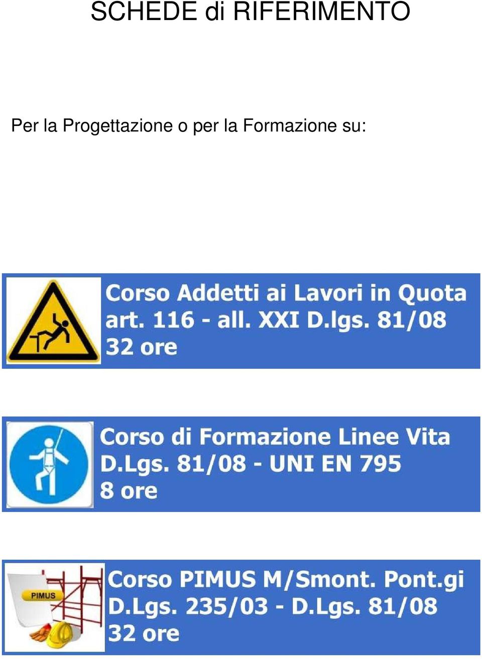 la Progettazione