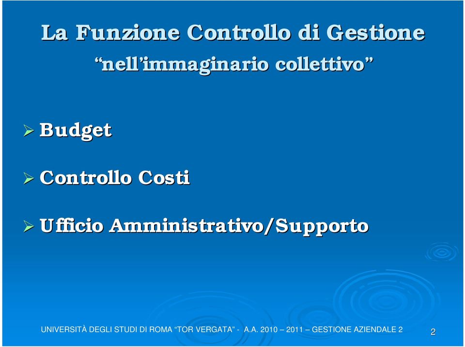 collettivo Budget Controllo