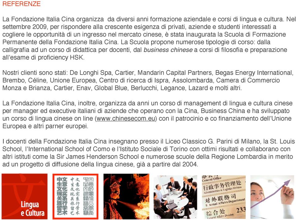Formazione Permanente della Fondazione Italia Cina.
