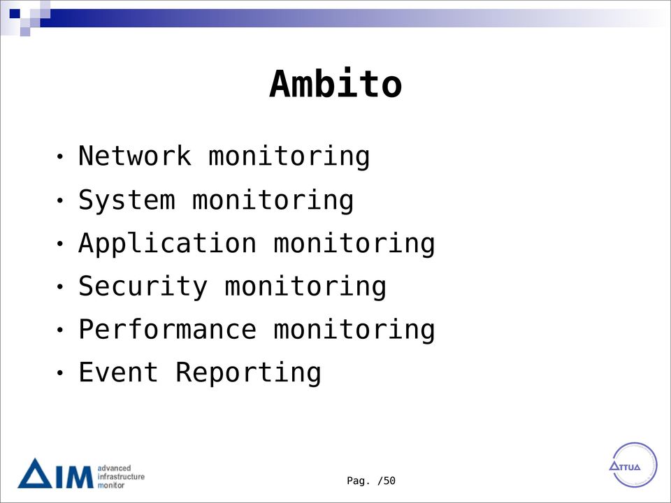 monitoring Security monitoring